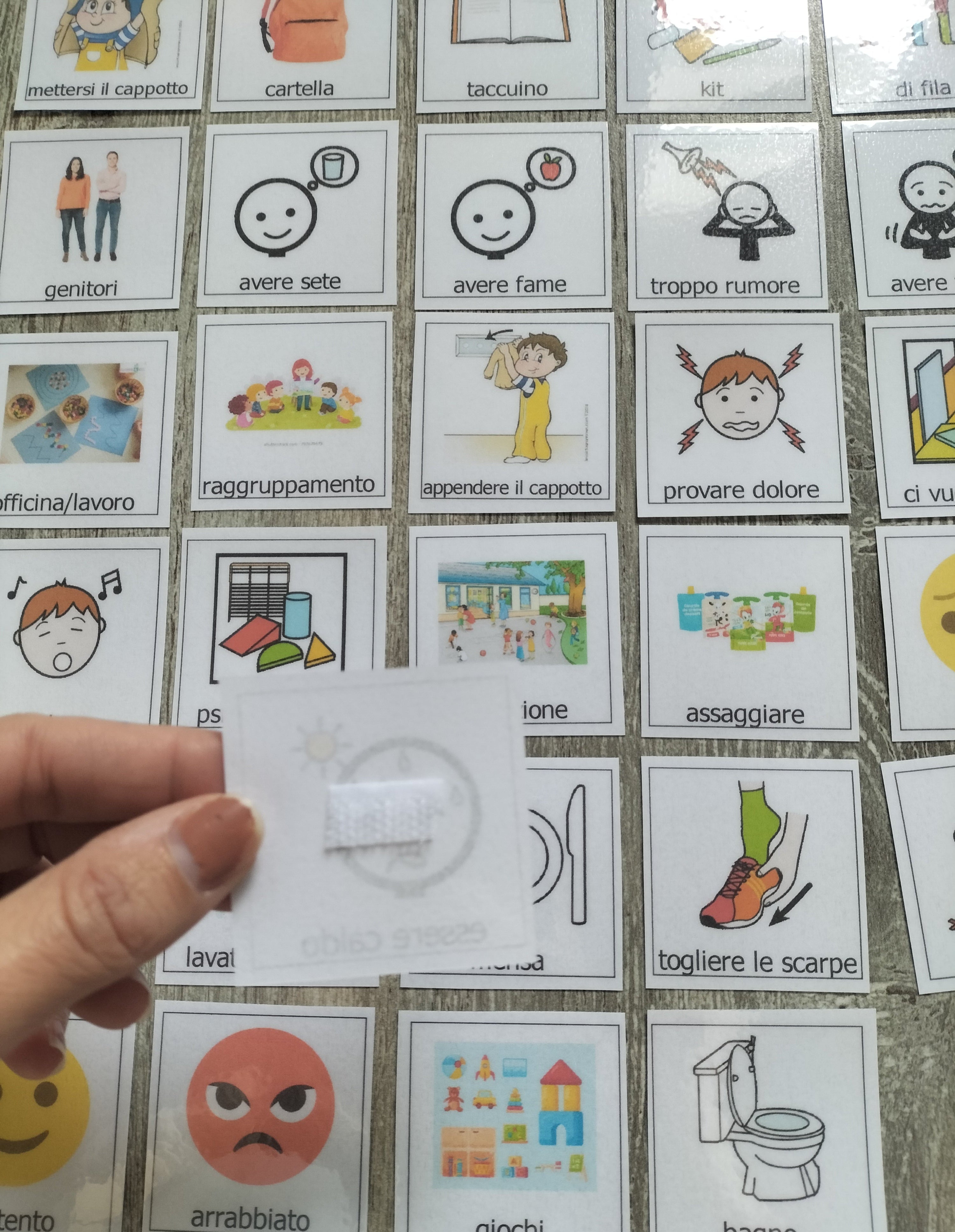 Pittogrammi CAA scuola 30 pezzi – supporto comunicazione bambini autismo e insegnanti