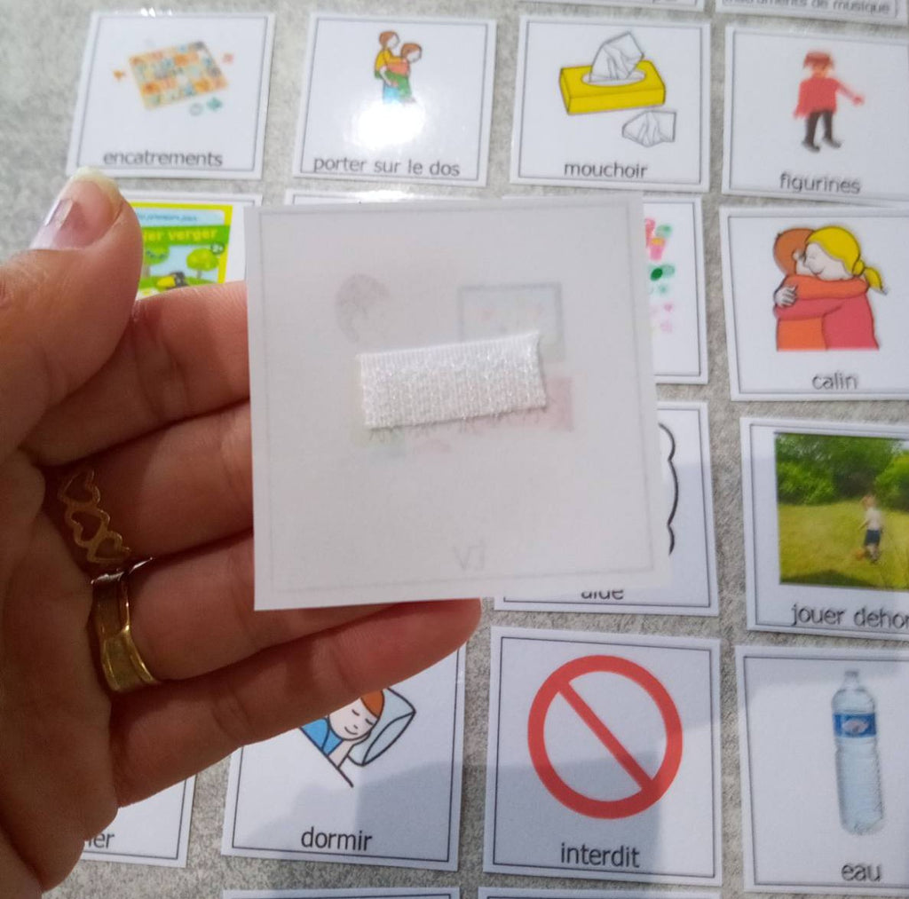 Pictogrammes communication 30 pièces – Vie quotidienne Montessori – PECS Makaton CAA enfant TSA non verbal