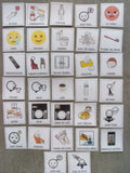 32 pictogrammes communication hospitalisation – PECS / Makaton CAA – patient non verbal TSA AVC Alzheimer – besoins soins
