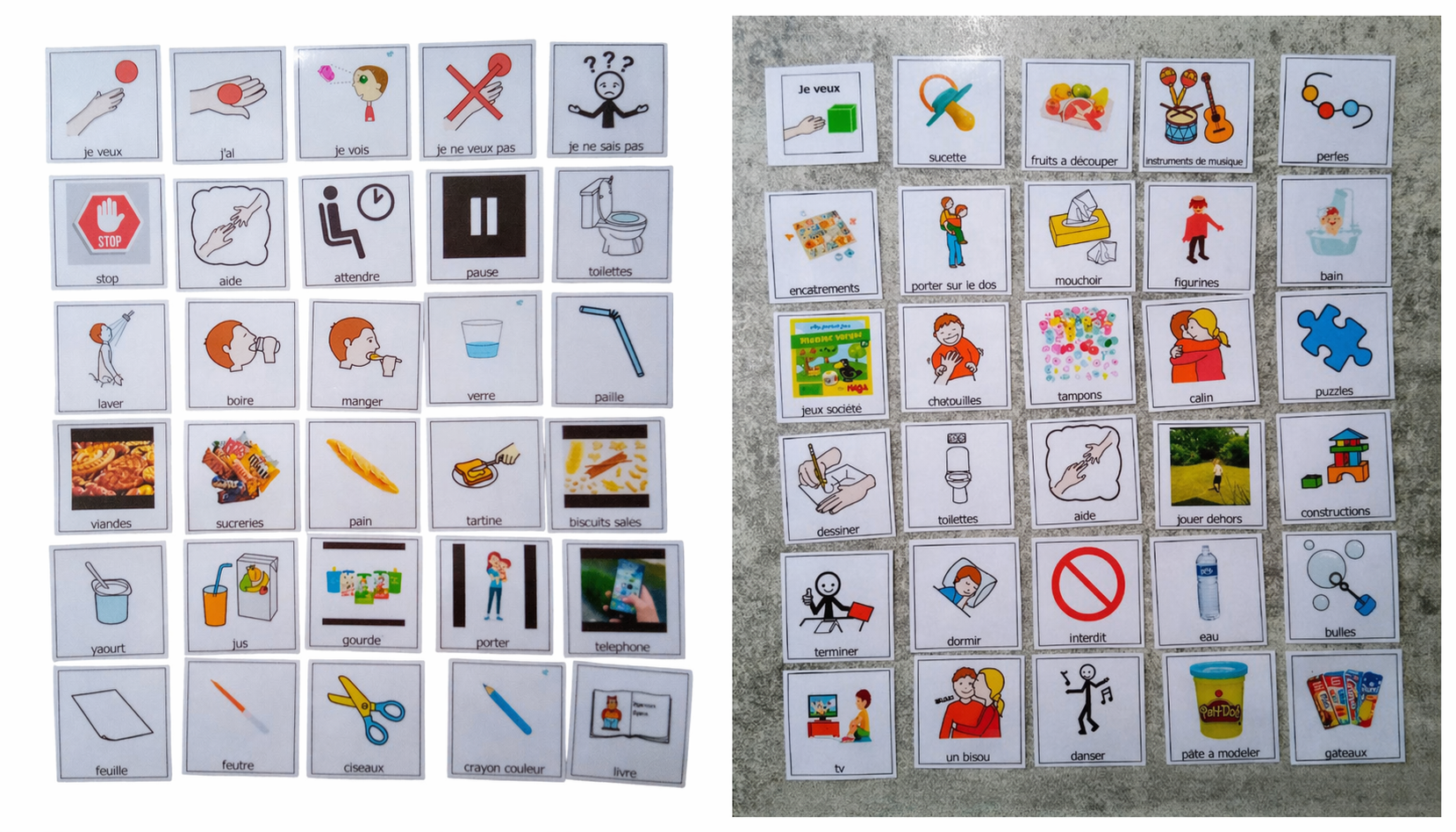 Classeur de communication PECS Makaton CAA – 60 pictogrammes enfant TSA TDAH non verbal – support autonomie langage