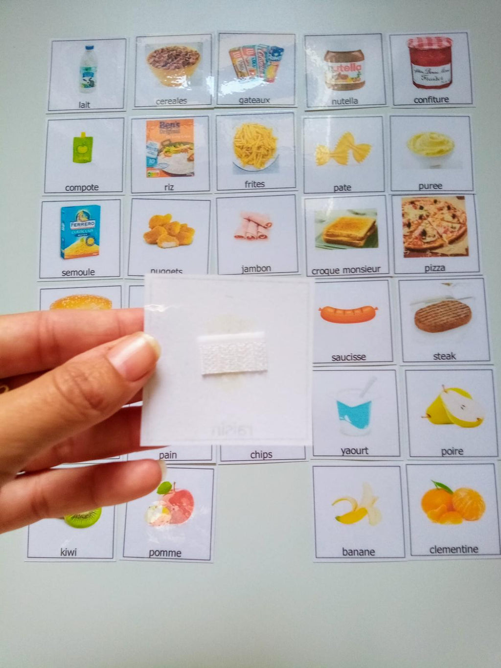 30 pictogrammes alimentation enfant – PECS / Makaton / TSA non verbal – communication repas Montessori – éveil du langage