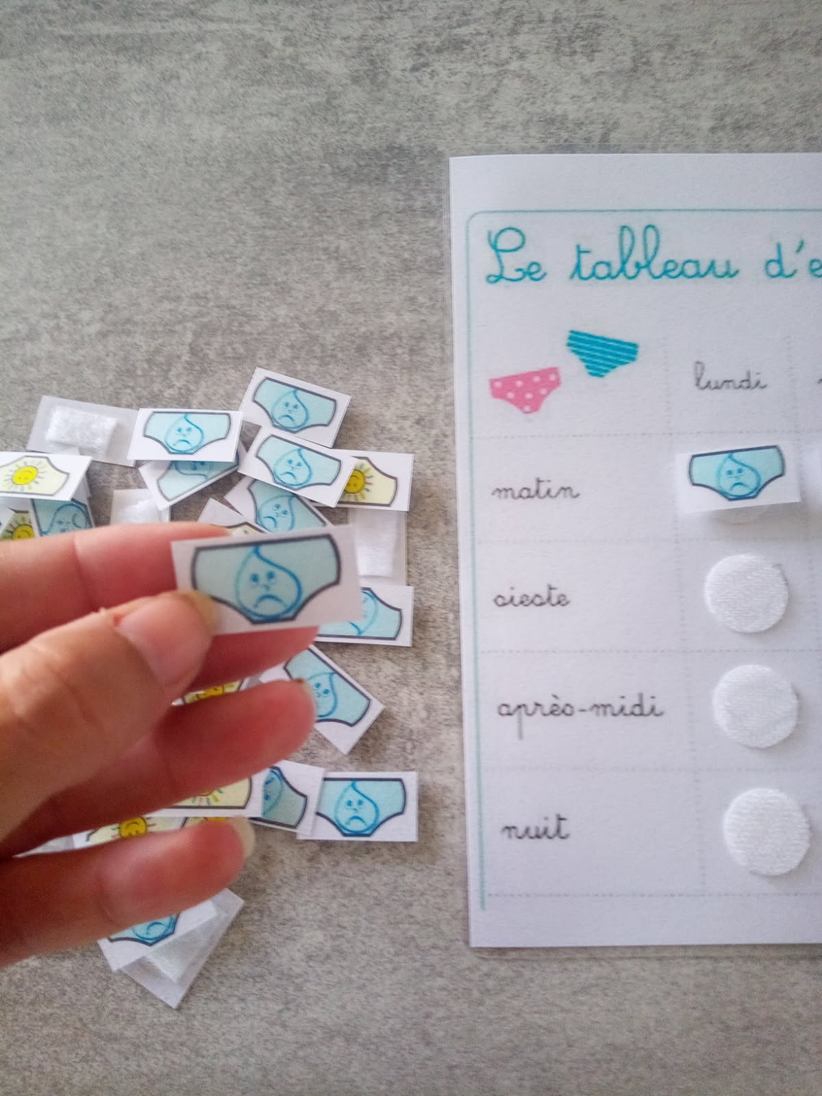 Tableau transition propreté enfant toilettes Montessori – CAA / PECS TSA TDAH – pictogrammes