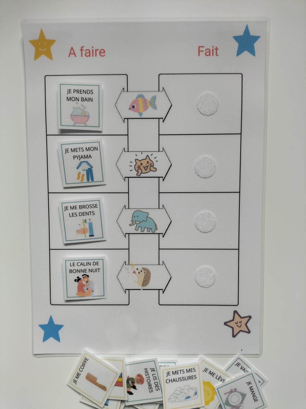 Routine Visuelle Enfant avec Pictogrammes