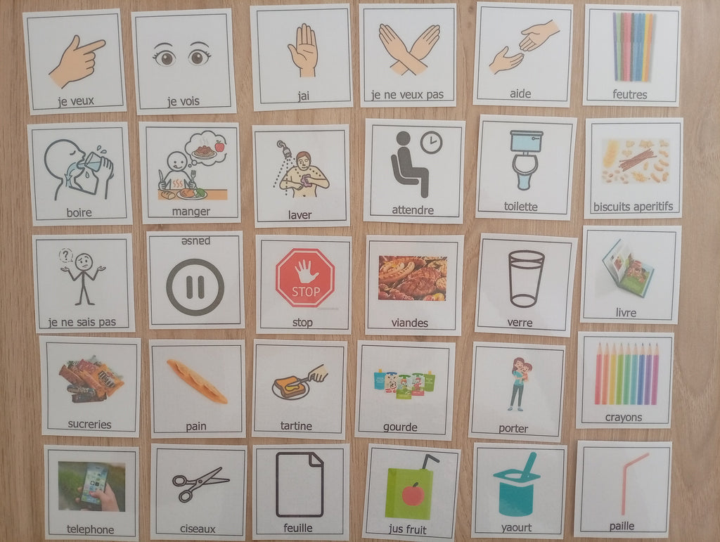 30 pictogrammes vie quotidienne