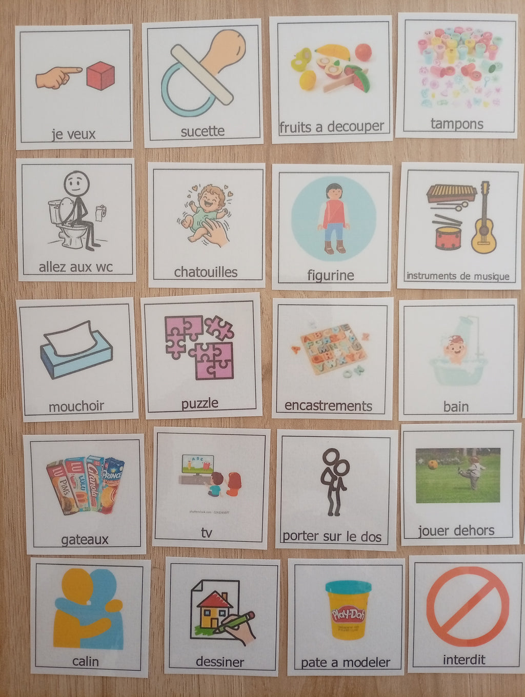 Pictogrammes communication 30 pièces – Vie quotidienne