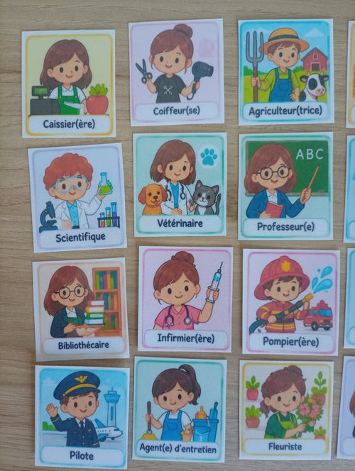 24 pictogrammes les métiers