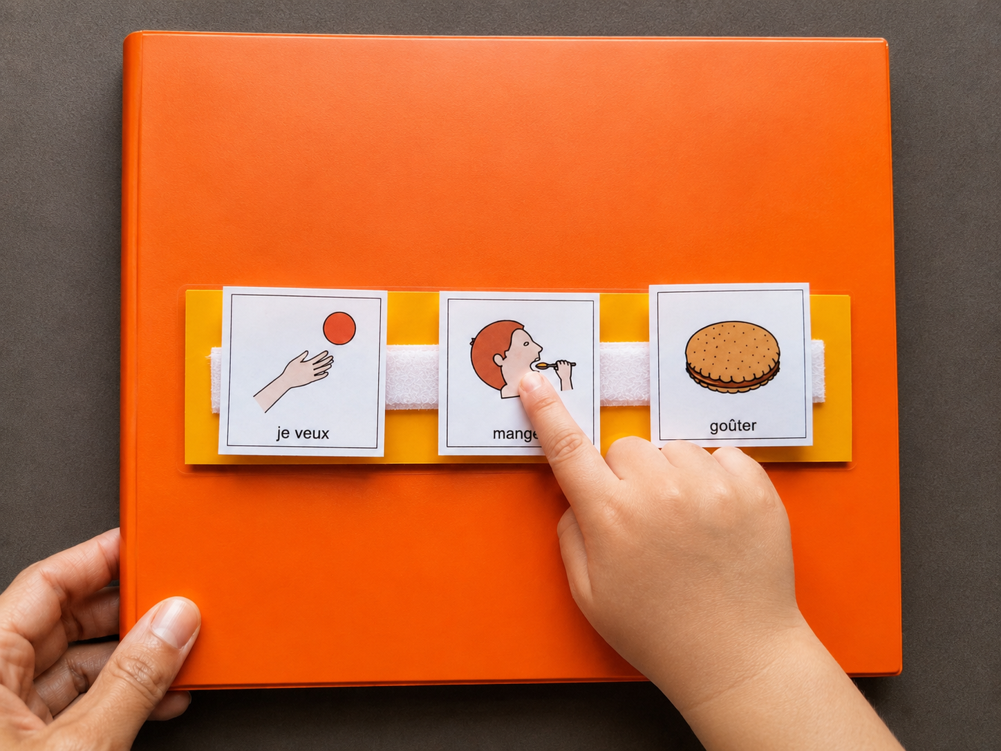 Classeur de communication pour enfant non verbal – autisme, CAA, PECS