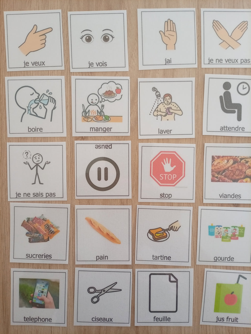 30 pictogrammes vie quotidienne