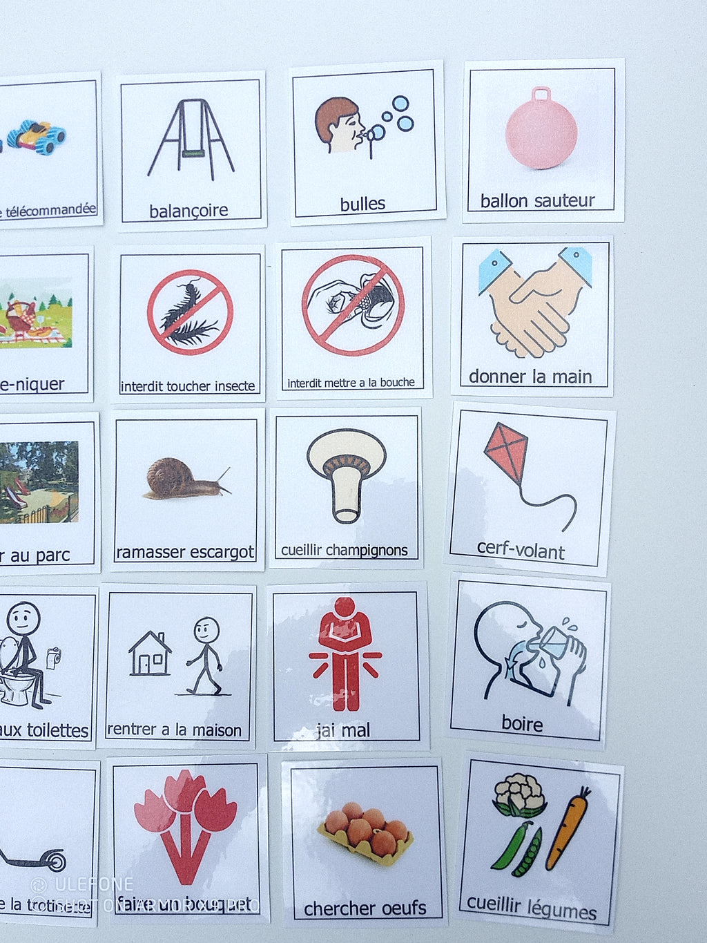 30 pictogrammes activités extérieures