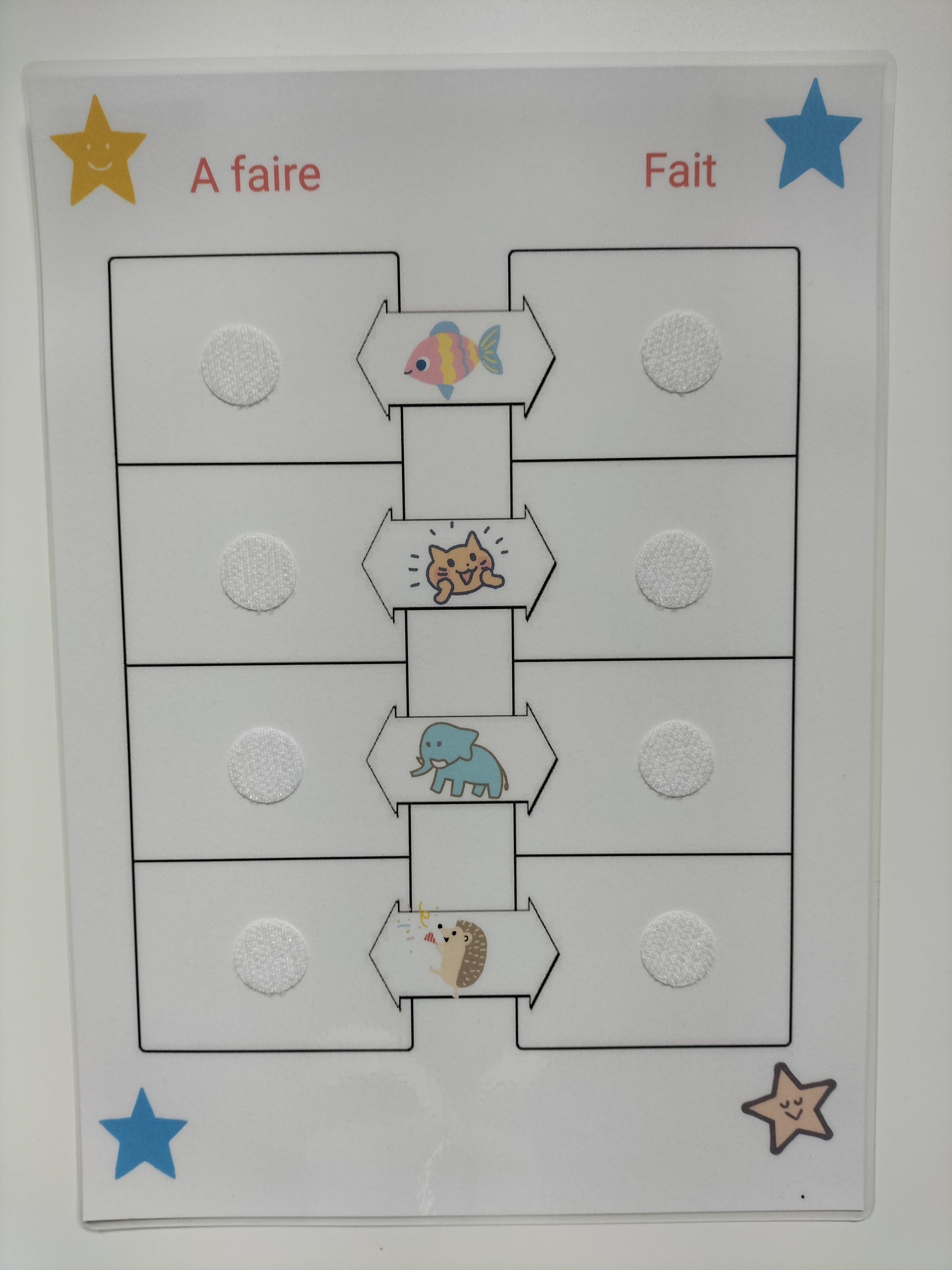 Routine Visuelle Enfant avec Pictogrammes