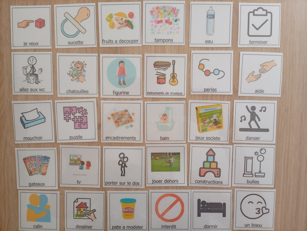 Pictogrammes communication 30 pièces – Vie quotidienne